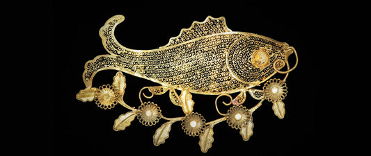 Gold Filigree Pendant – Exquisite Chinese Filigree Jewelry in ancientChina