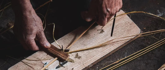 Joyería artesanal inspirada en el tejido de bambú, patrimonio inmaterial renacido