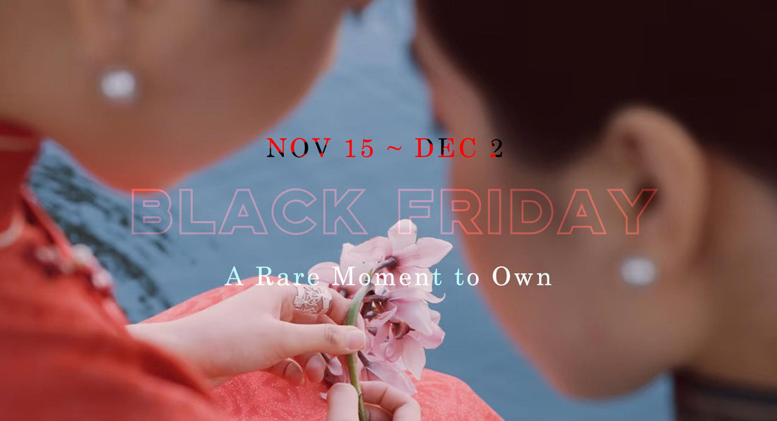 Imagen de joyería china artesanal que combina laca, filigrana y esmalte cloisonné, destacando técnicas tradicionales presentadas para Black Friday.