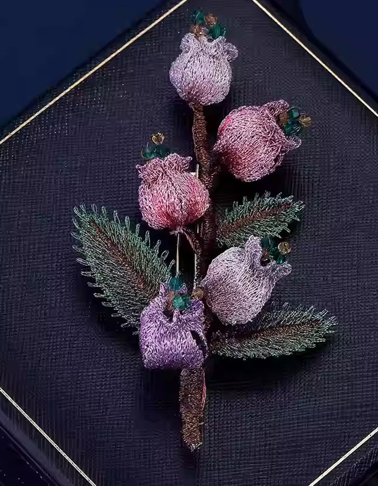 Bellflower Charm Brooch